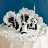 Glitterville Unicorn Panda Bears Birthday Cake Cupcakes Topper Set of 3