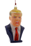 Cody Foster Angry Donald Trump POTUS Glass Christmas Ornament