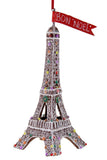 Gingerbread Eiffel Tower Faux Cookie Food Christmas Ornament