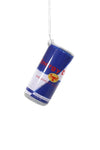 Cody Foster Red White Blue Bull Can of Energy Drink Glass Christmas Ornament