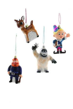 Cody Foster Reindeer Kids Classic Yukon Cornelius Abominable Snow Monster Ornament 4 Pc Set