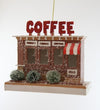 Cody Foster Coffee Shop 6.75" Christmas Village Town Shoppe Ornament