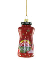 Cody Foster MILD CHUNKY SALSA Mexicana Faux Food Glass Christmas Ornament