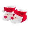 Mud Pie Kids Fuzzy Plush Santa Light Up Baby Boys Girls Christmas Slippers
