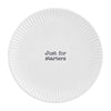 Mud Pie Home Circa Melamine Outdoor Collection JUST FOR STARTERS Salad Plate