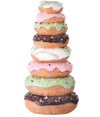 10" Pastel Frosted Doughnut Stack Christmas Tree for Village Figure