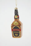 Cody Foster Bottle of Bourbon Whiskey Glass 4.25" Christmas Ornament