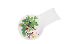Spring of Christmas Red Winter Berries Cooking Kitchen Wood Spoon Rest