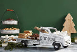 Mud Pie Home S'Mores Tin Pickup Truck Shape Party Camping Serving Platter
