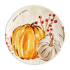 ALWAYS GRATEFUL Fall Pumpkin Thanksgiving Salad Plate