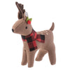 7" Stuffed Linen Kids North Pole Reindeer Christmas Ornament